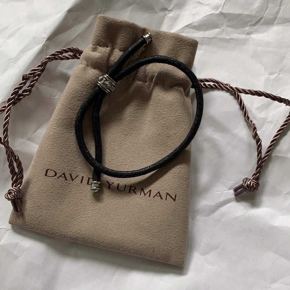 David Yurman unisex cord bracelet.